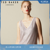 TED BAKER SPRING SUMMER LADY FASHION TRENDS V COLLAR SLEEVELESS Bright Slices Harness Blouse 242453