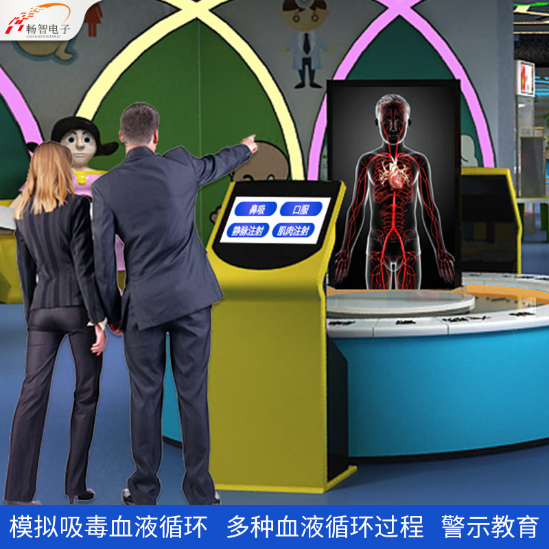 Drug Organ Evolution System Drugs Cognitive Learning Software Blood Circulation VR Anti-drug Microclassroom Manifesto Exhibition Hall