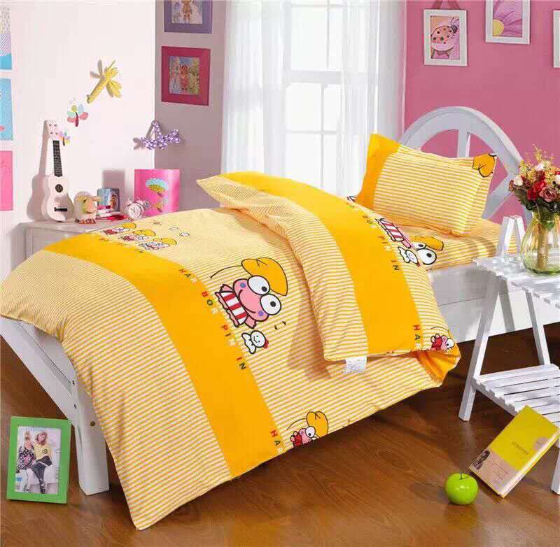 Kindergarten quilt three-piece set Six-piece set with core baby baby nap quilt thick cotton children's quilt