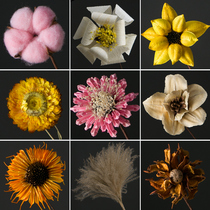 Home accessories dried flower decoration ornaments real flower corn flower hand flower arrangement art flower lotus Lotus Cotton