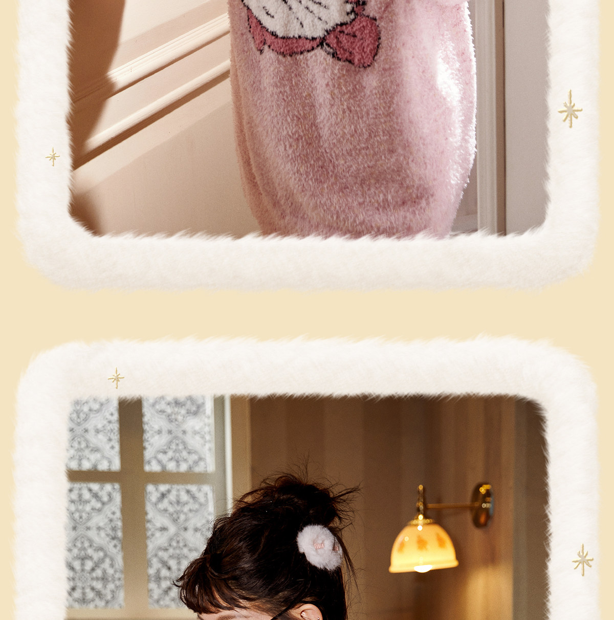  Дисней, демисезонная бархатная удерживающая тепло милая пижама, увеличенная толщина 