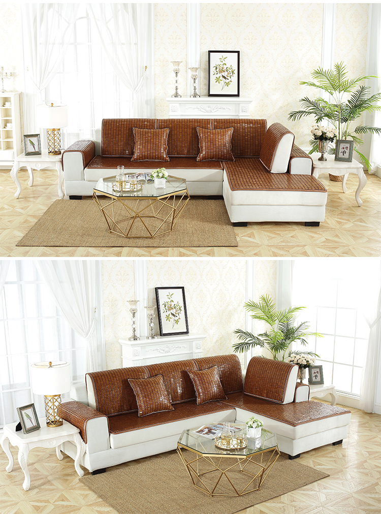 Custom-made sofa đệm mùa hè mạt chược văn phòng mat Liangdian mùa hè ngồi xe trượt mạt chược mat tre mat miễn phí vận chuyển - Ghế đệm / đệm Sofa đệm lót ghế gỗ