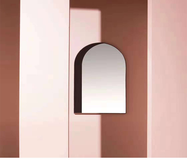 [SUFAN] Bắc Âu treo tường phòng tắm vanity gương cơ thể đơn giản gương treo tường gương sản phẩm mới - Gương gương tròn