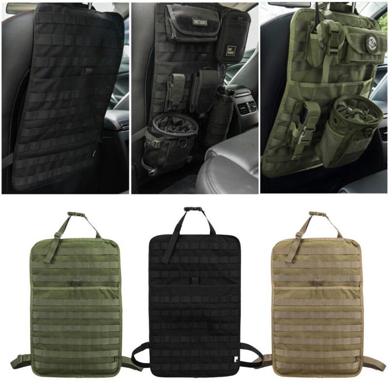 Tactical Vehicle Set Bag Bike Cushion Rear Seat Back Seat Hanging Bag MOLLe System Cashier Bag Car contained-Taobao
