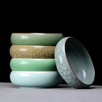 Longquan imperial tea celadon tea wash small ceramic washing pen ice cracking Cup washing kung fu tea set tea ceremony accessories flower pot