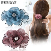 Hair A hair with less hair and short trendy hot moms hair clips hair accessories Korean disc hair top clip horizontal clamping head ornaments Han