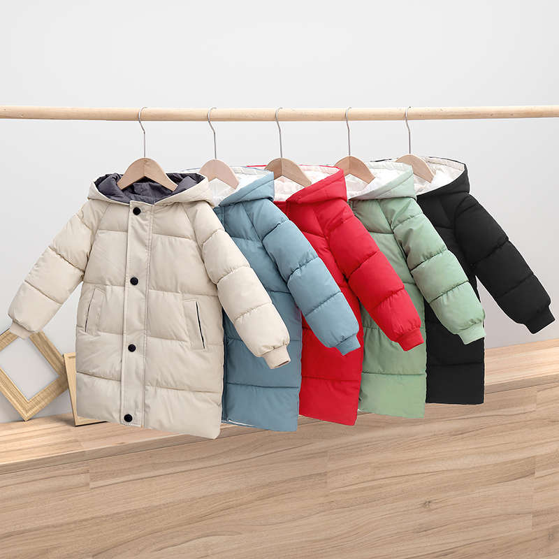 New Children's Mid-Length Cotton Jacket for Boys and Girls, Toddlers and Infants, Warm Cotton Coat for Autumn and Winter, Thickened Off-Season Outerwear New Children's Mid-Length Cotton Jacket for Boys and Girls, Toddlers and Infants, Warm Cotton Coat for Autumn and Winter, Thickened Off-Season Outerwear
