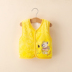 Áo vest bé gái mùa đông dày ấm áp và nhung cho bé mùa thu đông vest vest nam 0-1 3 nữ mặc trẻ em quần áo trẻ em xuất khẩu Áo ghi lê