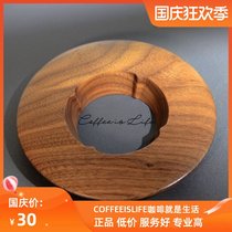 Spot ORIGAMI filter Cup special wooden tray walnut solid wood V60 Universal S M number hand punch filter Cup wooden tray