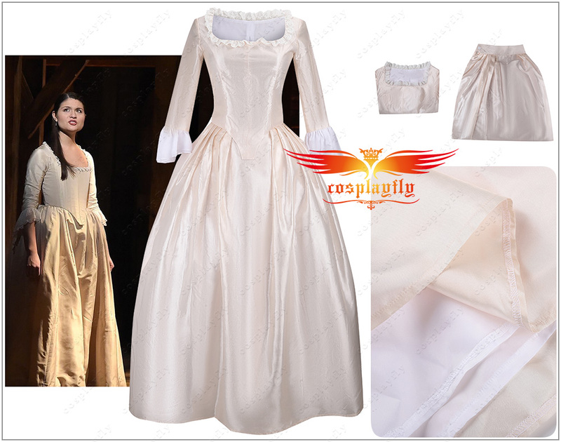 Dazzling European and American Film and Television Stage Costumes Hamilton Eliza Schuyler Drama Stage Costumes Cosplay Costumes