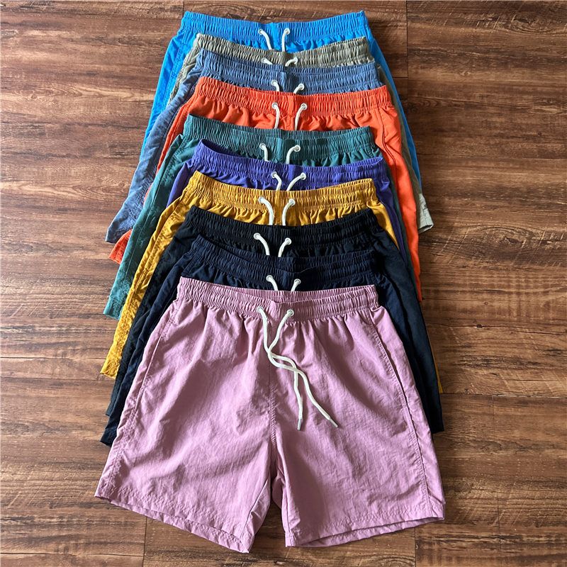 Bright-Colored Men's Shorts, Quick-Drying, Ultra-Light Quarter-Length Pants, Japanese-Style Beach Shorts, Trendy, Fashionable, Loose, Breathable, Thin Summer Men's Pants Bright-Colored Men's Shorts, Quick-Drying, Ultra-Light Quarter-Length Pants, Japanese-Style Beach Shorts, Trendy, Fashionable, Loose, Breathable, Thin Summer Men's Pants