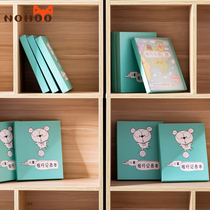 Nuohu new childrens travel souvenir book Parent-child travel record book ticket storage book Personalized handwriting hand account