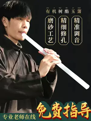 Shanhe Ling Organic jade Xiao Resin Xiao Eight-hole Xiao short six-hole professional performance Adult beginner introductory instrument