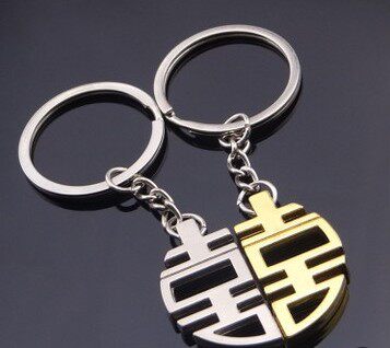 Fashion Key Clasp Key Collar Key Ring Key Hanging Accessories Creative Gift Gift 5-one-pair