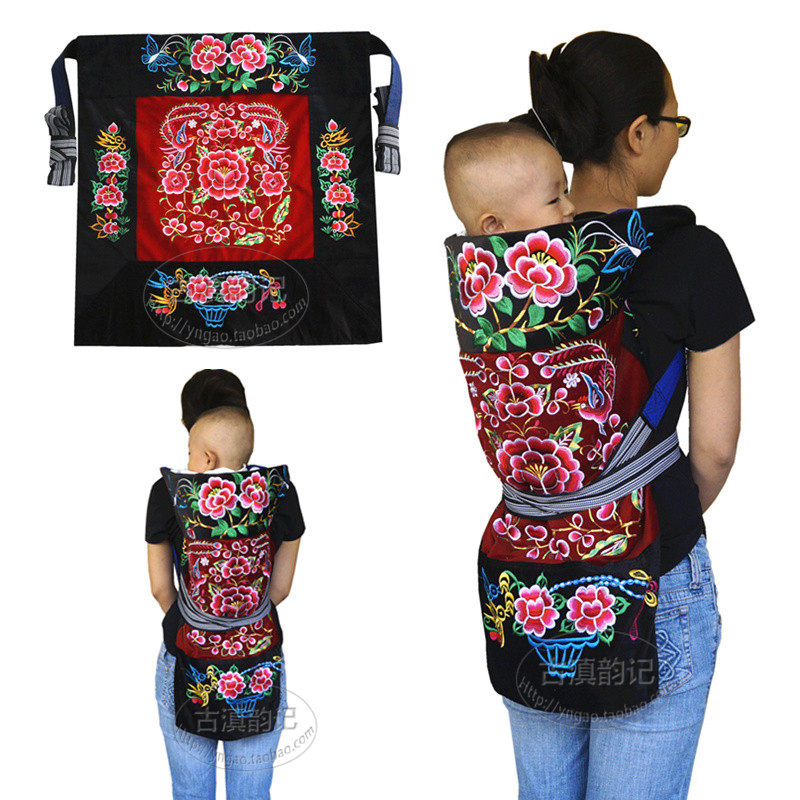 Yunnan back belt old-fashioned child back baby baby back scarf Sichuan newborn baby wrapped back coaxing back before going to bed to hold the back for four seasons