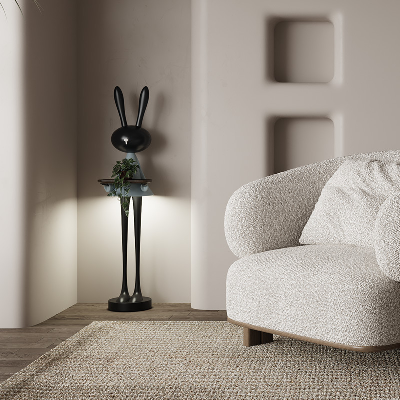 Trendy Cute Rabbit Living Room Sofa Entrance Tv Cabinet Side Cartoon Soft Decoration Large Floor-Standing Ornament Trendy Cute Rabbit Living Room Sofa Entrance Tv Cabinet Side Cartoon Soft Decoration Large Floor-Standing Ornament