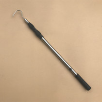 1 5 m 2 m 3 m stainless steel inner and outer double lock telescopic rod small single hook round tip medium large long hook