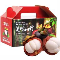 (Ready stock quick delivery) Seasonal fresh mangosteen 5A large fruit oleifera bamboo imported from Thailand whole box of fruits for pregnant women