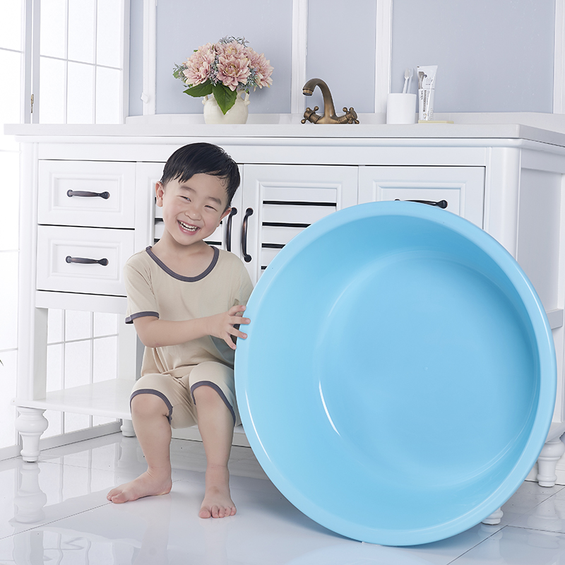 Baby Laundry Basin Student Basin Plastic Baby Large Washtub Thickened Tub Adult Washbasin Home special size