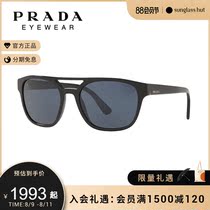 Prada Prada male square blue sunglasses 0PR 23VSF