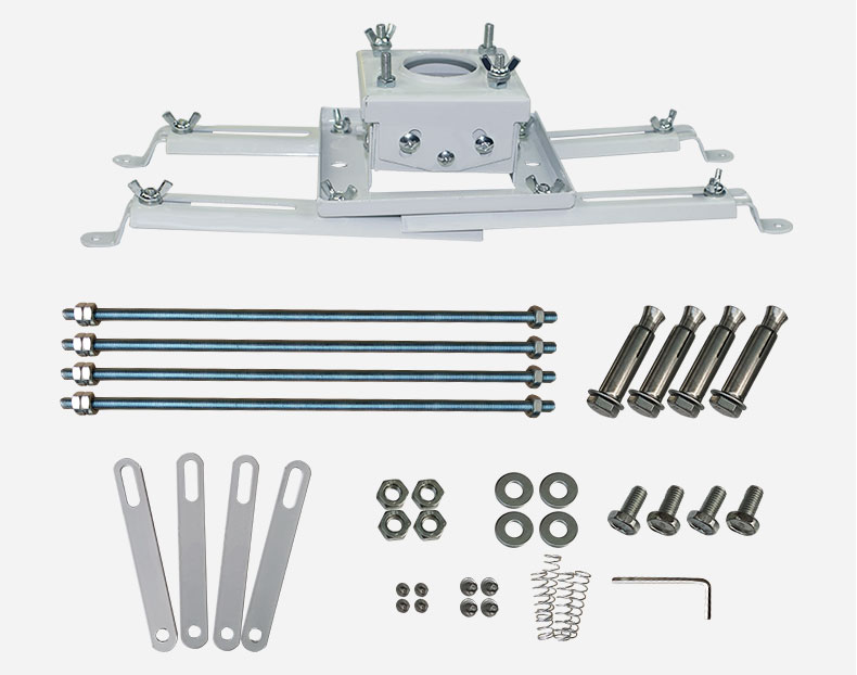 Hongying Engineering Móc treo máy chiếu điện Máy chiếu lớn tự động Máy móc treo điện trần 1 mét - Phụ kiện máy chiếu chân treo màn chiếu