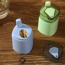Toothpick box creative automatic pop-up home Nordic ins press-type high-end restaurant toothpick bucket portable toothpick can