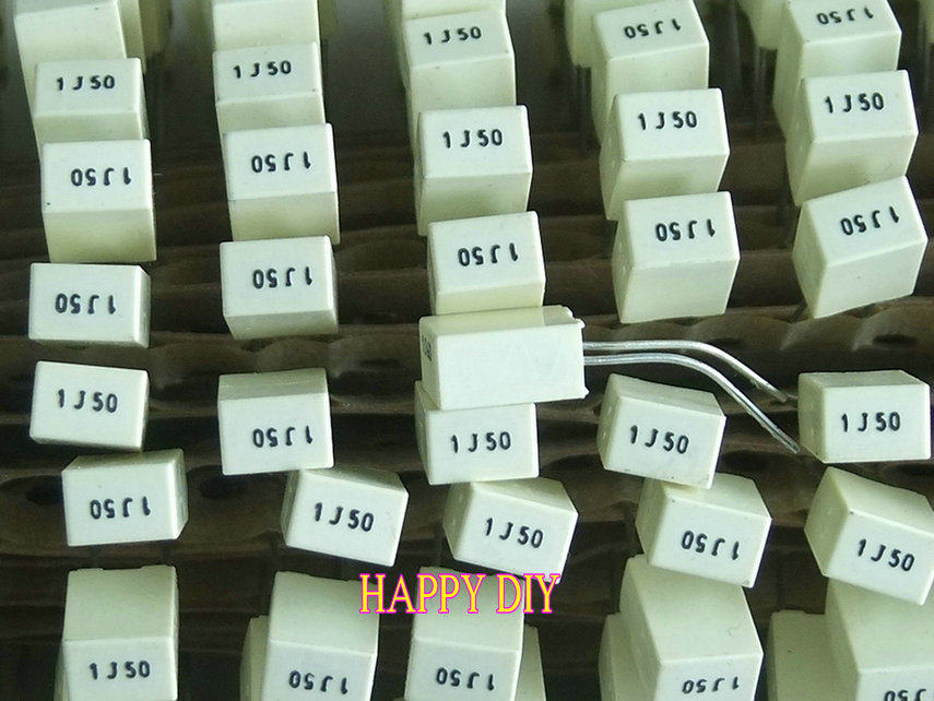 Original Italian AV film capacitor 1UF (105) 50V 63V copper pin