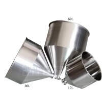 Custom paste filling machine hopper stainless steel hopper SS304 30L 50L 10L stainless steel material container