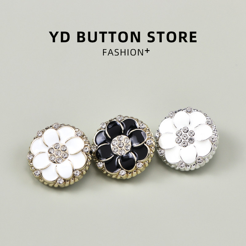 🌟 Exquisite fashion | Yd small fragrant diamond buttons