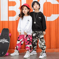 Mùa thu Chàng trai Hip Hop Street Dance Set Little Children Street Dance Trang phục Cô gái Jazz Dance Hiphop Trang phục biểu diễn các hãng quần áo trẻ em