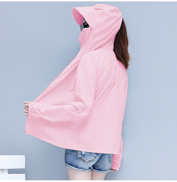 2018 new sun bảo vệ quần áo nữ chống uv đoạn ngắn hoang dã ngoài trời mùa hè quần áo chống nắng mỏng áo kem chống nắng áo sơ mi áo kiểu nữ đẹp tuổi 40