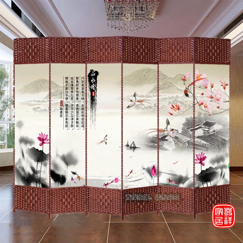 Trung Quốc màn hình phân vùng phòng khách sạn hai mặt văn phòng di động gấp thẩm mỹ viện thời trang đơn giản hiện đại màn hình gấp - Màn hình / Cửa sổ vách ngăn phòng thờ bằng gỗ