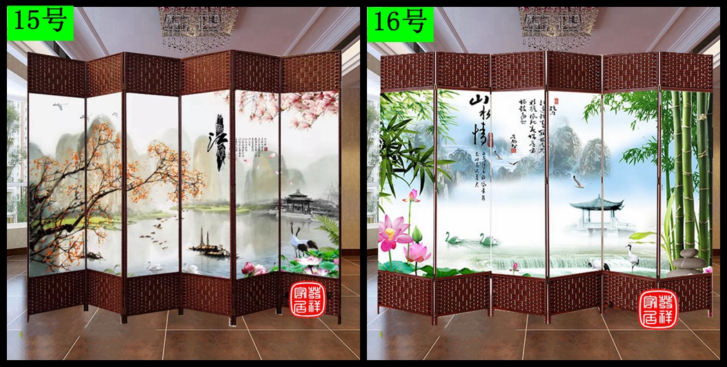 Trung Quốc màn hình phân vùng đơn giản gấp phòng khách hiên tường di chuyển màn hình gấp đơn giản văn phòng hiện đại màn hình gỗ rắn - Màn hình / Cửa sổ kệ ngăn phòng khách