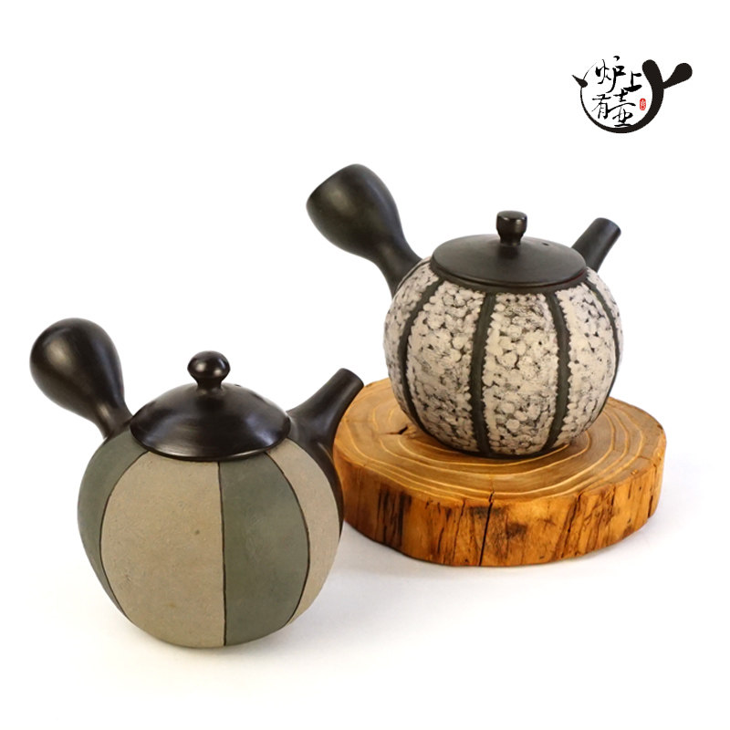 Japan imported Tokoname firing Susan kiln Kameoka Kushi pottery side handle urgently needed kung fu teapot handmade teapot