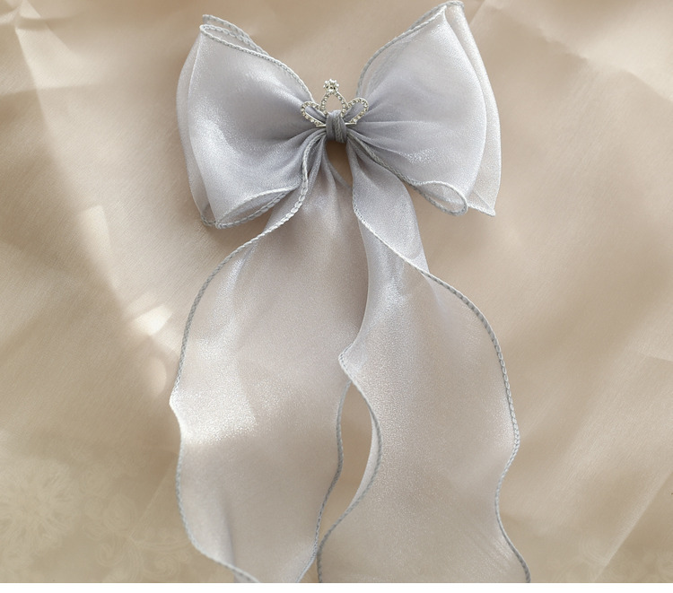 Kid'S Cute Sweet Bow Knot Synthetic Yarn Hair Clip display picture 1