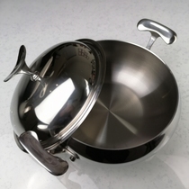 Chen Cola stainless steel soup pot steel 5 7L Apple pot without rivets multi-purpose pot integrated small wok pot