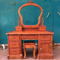 Mahogany furniture Myanmar rosewood dressing table solid wood Chinese style dressing table antique solid wood dressing table