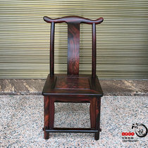 Redwood furniture Laos big red sour branch official hat chair red sandalwood mahogany solid wood small back chair shoe stool