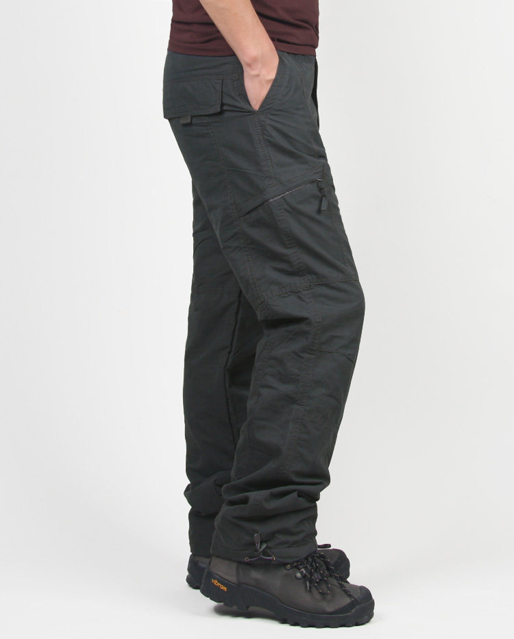 Winter mens fur lined cargo overalls hiking waterproof casual pants