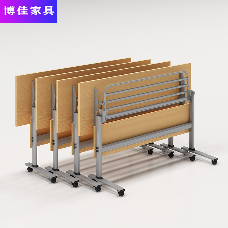 Folding Meeting Training Table With Writing Board Student Coaching Class Combined Mobile Splicing Strip Table Office Table Board