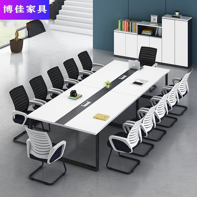 Nanning Conference Table And Chairs Portfolio Long Bar Table Brief Modern Reception Large Small Size 8 15 People In Talks About Training Reading Table
