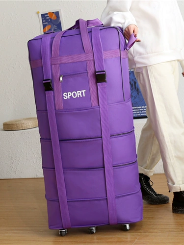 Вместительная и большая универсальная складная сумка для путешествий для путешествий, ткань оксфорд