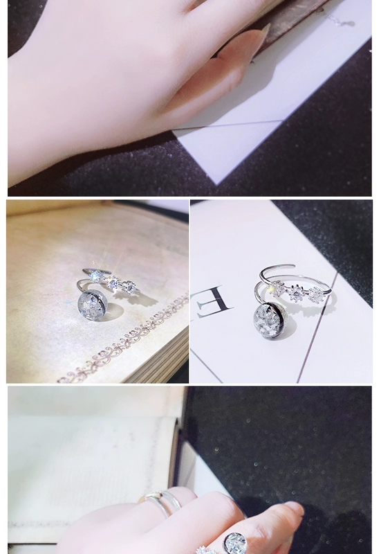 S925 sterling bạc bé tóc vòng ba kim cương xoắn nhẫn bé tóc tự làm quà lưu niệm tự làm gói vật liệu - Quà lưu niệm cho bé / Sản phẩm cá nhân đồ chơi cho bé 2 tuổi