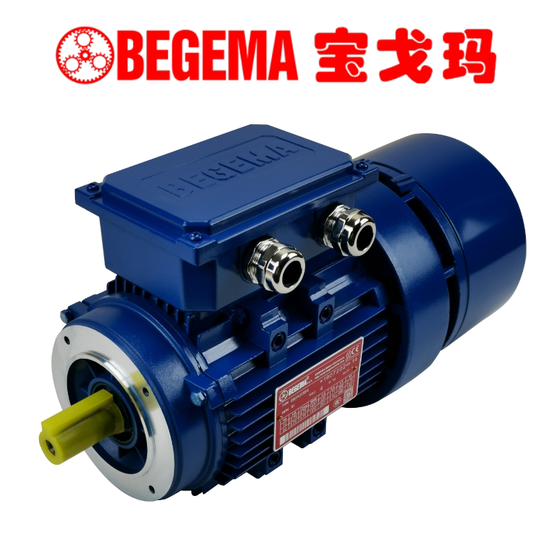 Suzhou Dongguan Baogoma BMA63B4-180W three-phase AC vertical aluminum shell brake brake motor spot