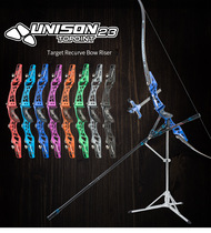 Vertex UNISON competitive recurve bow handle 23 inches ILF universal interface adjustable center line left and right hand optional