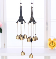Christmas birthday present to girlfriend wife Girlfriends Schoolmates Paris Iron Tower Metal Wind Bells Hang Pendant Pendant