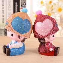 Chinese Valentines Day Valentines Day gift to girlfriend wife couple gifts novelty resin doll craft wedding decoration ornaments