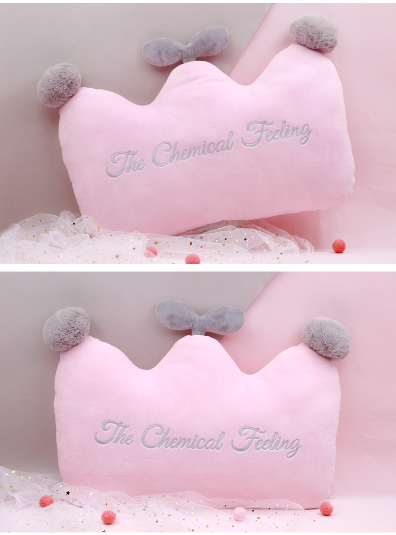 Cỏ dài Yan Tuấnzi TrueLove loạt vương miện gối anime xung quanh gối hoạt hình TZ18073 sticker cute đồ ăn