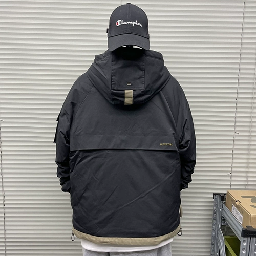 Мужская демисезонная толстовка с капюшоном, короткая утепленная куртка для отдыха, пуховик