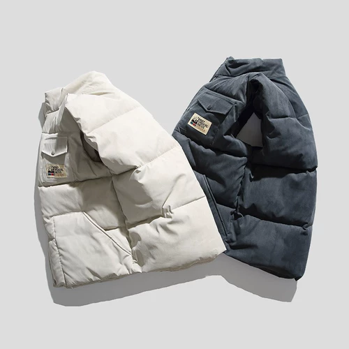 Пуховик, мужской демисезонный жилет без рукавов, утепленная куртка, свободный крой